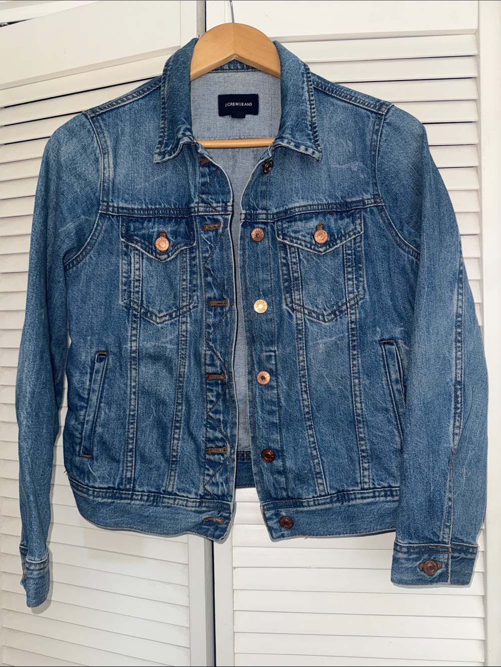 J. Crew Jeans Classic Blue Denim Jean Jacket - S